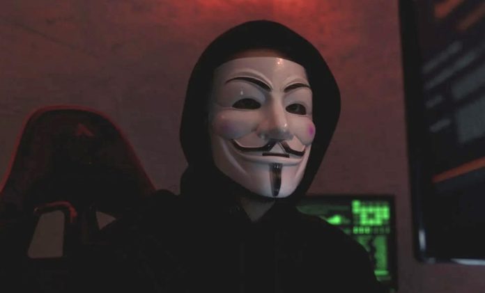 Anonymous mod Putin